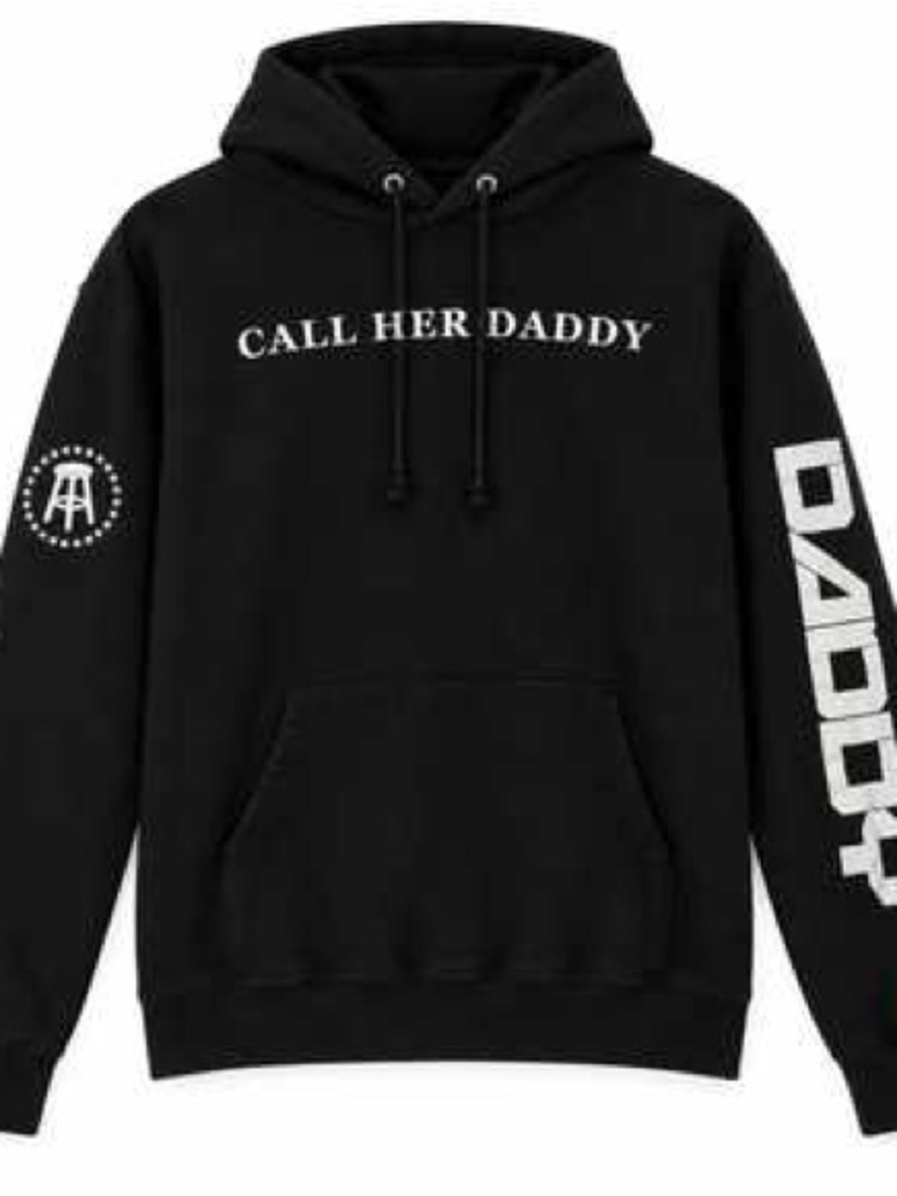 Champion Black "CALL HER DADDY" Graphic Pullover Hoodie